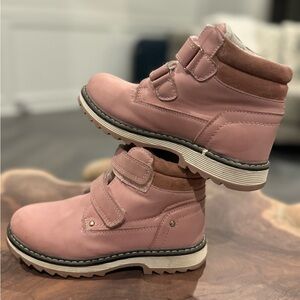 TZJS Kids Pink Boots